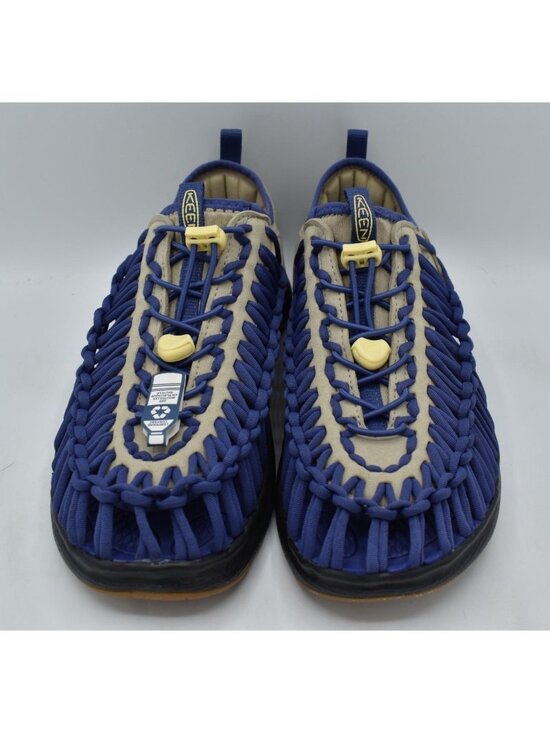 Keen Mens Size 9 Uneek 03 Sport Blue Beige Woven Sandals Shoes